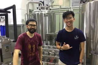 Daryl Yeap and Casey Choo at General Brewing Co